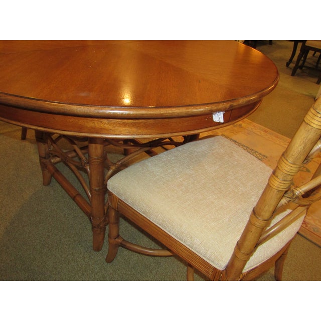 Tommy Bahama Coconut Grove Round Dining Table W/ Leaves Chairish