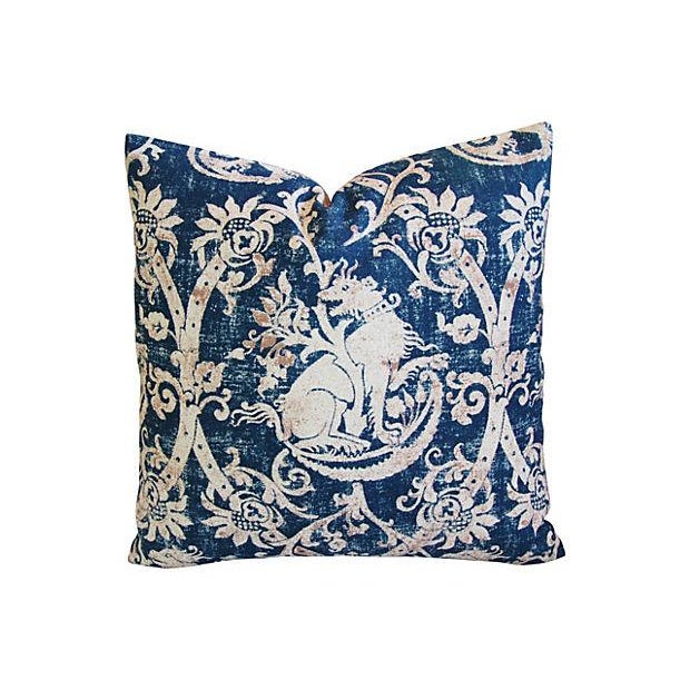 Custom French Mythological Medieval Pillows Pair Chairish