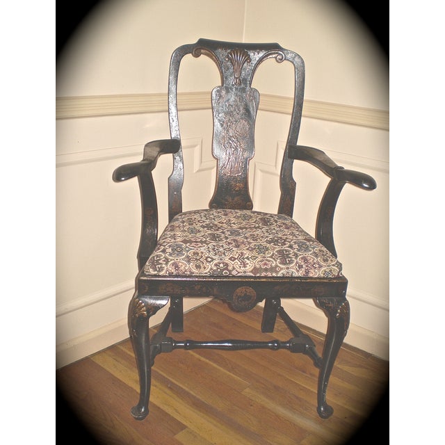 Antique Queen Anne Style Chair Chairish