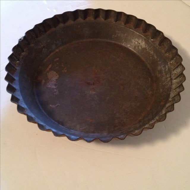 Vintage Tin Pie Plate Chairish