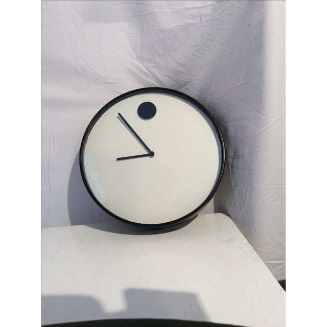 MCM Vintage Howard Miller MoMA Museum Wall Clock Chairish