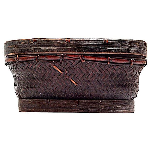 Ifugao Tribe Grain Basket Chairish