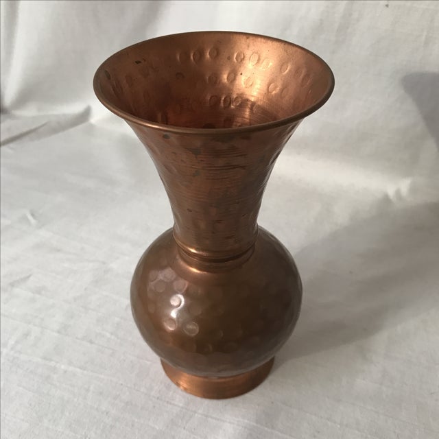 Hammered Copper Vase Chairish
