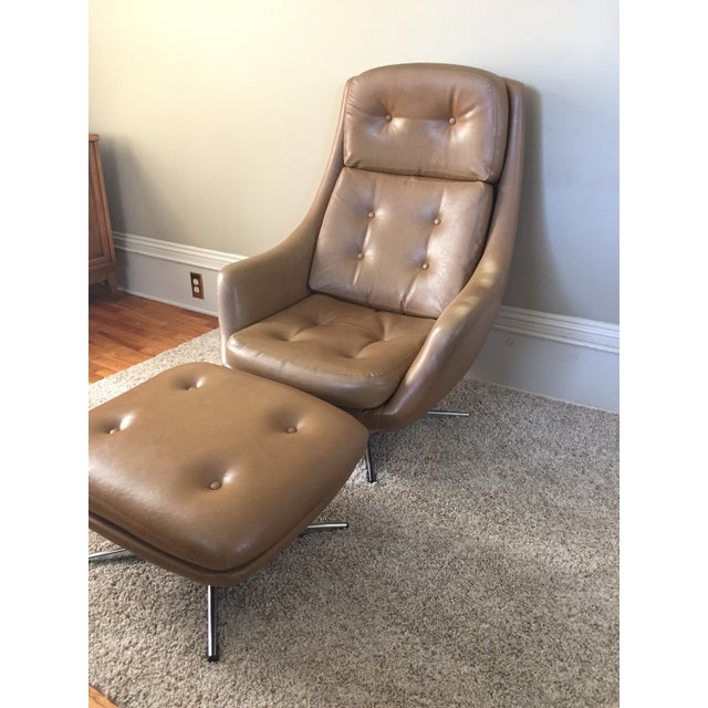 MidCentury Overman Lounge Chair & Ottoman Chairish