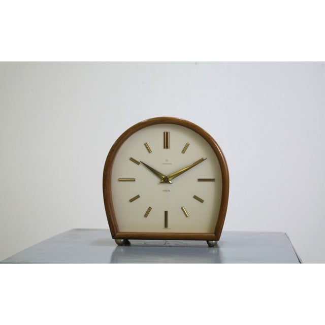 Junghans Table Clock, "Exacta" Series Chairish