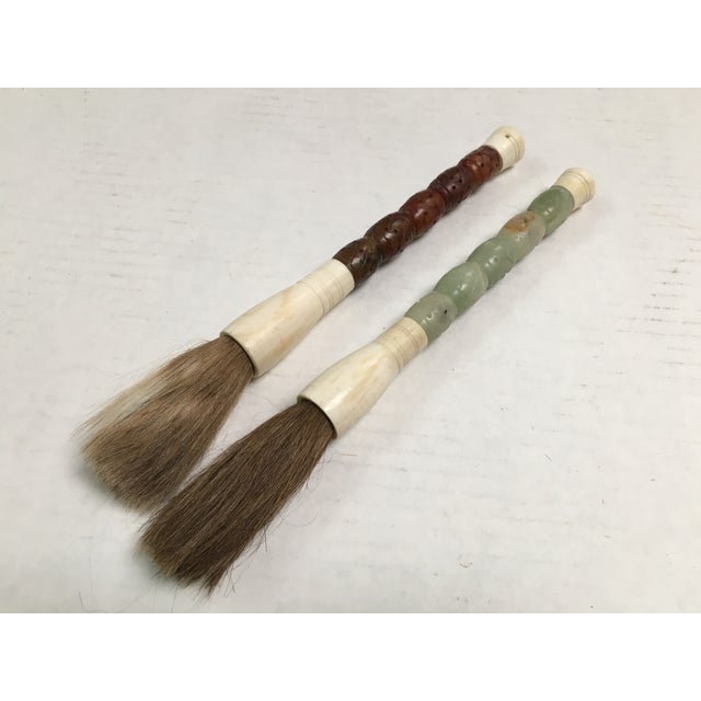 Vintage Chinese Calligraphy Brushes Pair Chairish