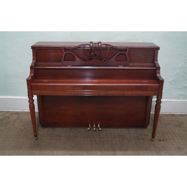 Kimball Mahogany Upright Piano & Bench Chairish