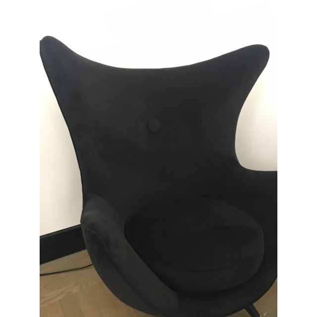 C 1960's Mid Century Italian Velvet Egg Chairs A Pair Chairish