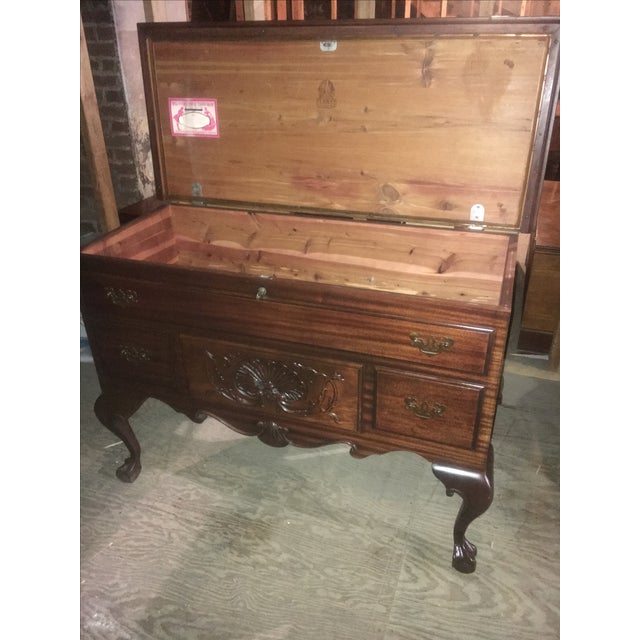 Antique Ball & Claw Tall Lane Cedar Chest Chairish