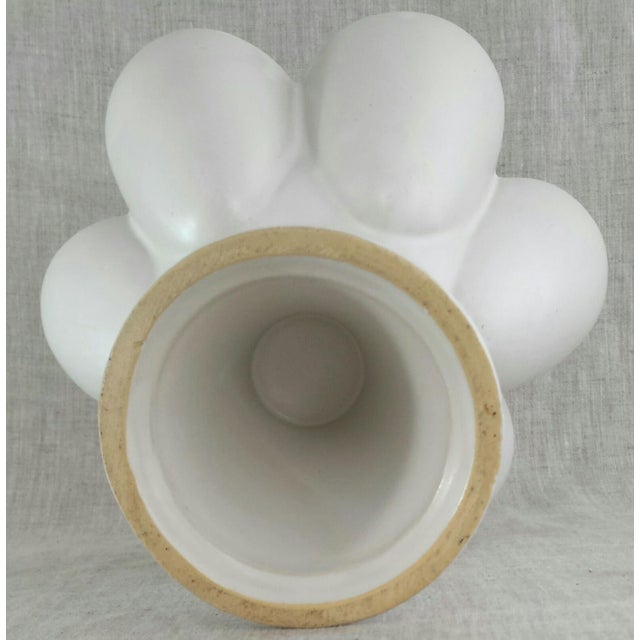 Vintage Glazed Pottery Pedestal Bowl Chairish