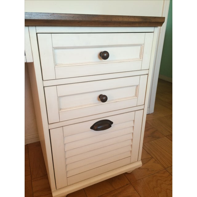 White Pottery Barn Desk
