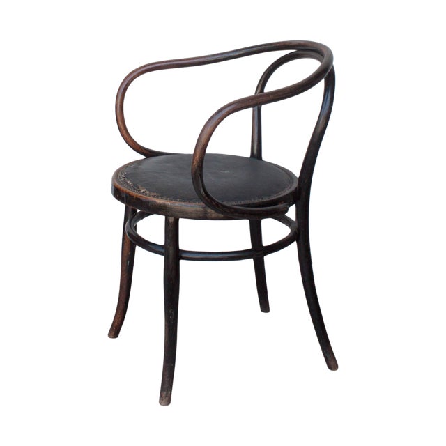 Vintage French Bentwood Arm Chair Chairish