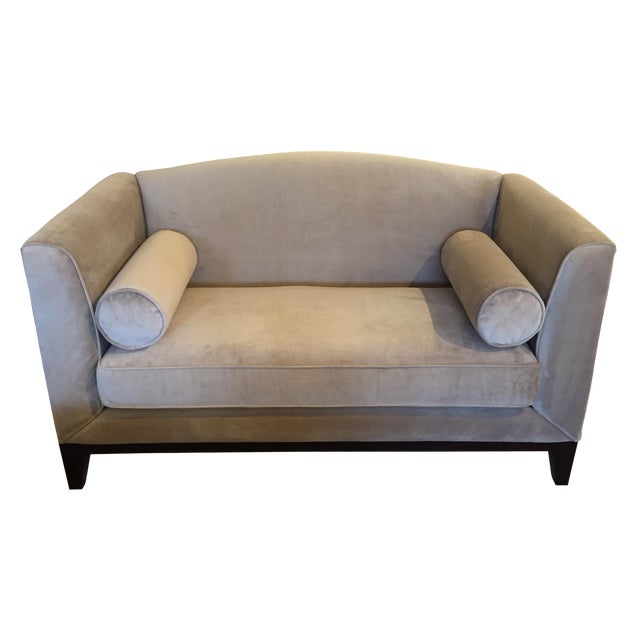 Decor-Rest Furniture Taupe Sofa | Chairish