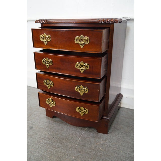 Solid Mahogany 4Drawer Nightstands A Pair Chairish