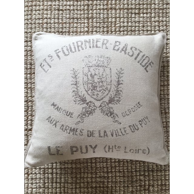Restoration Hardware French Linen Throw Pillow Chairish