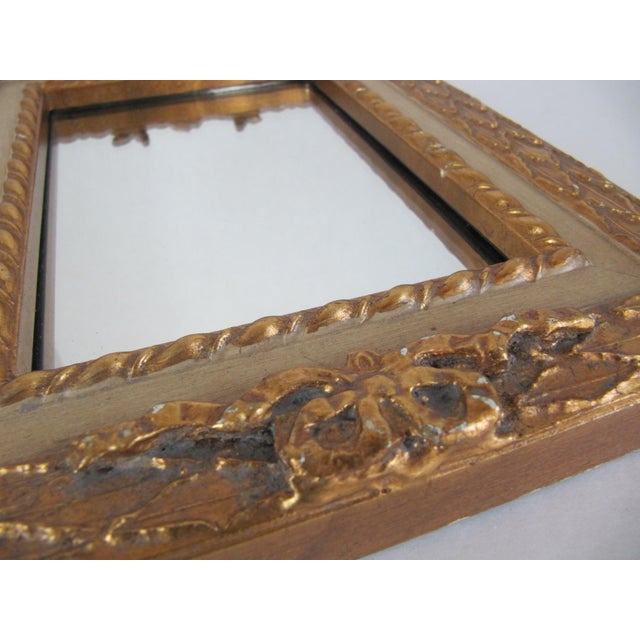 Bow Detail Giltwood Wall Mirror Chairish
