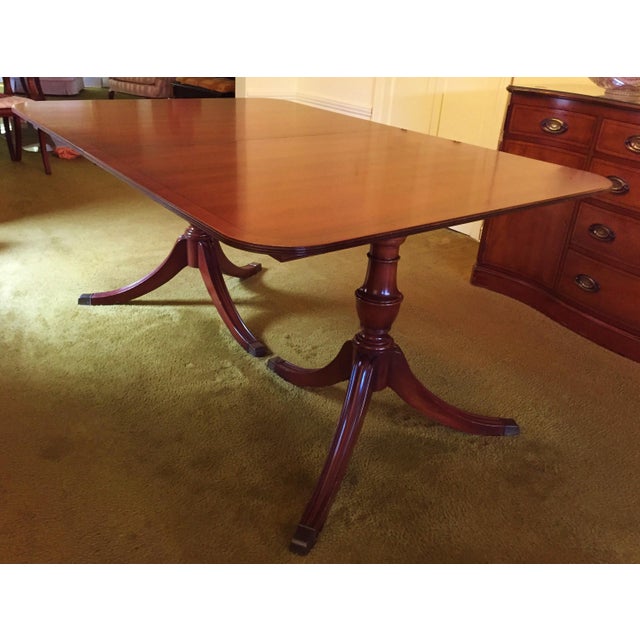 Henredon Heritage Regency Style Dining Table and Chairs Set of 7