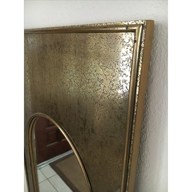 Vintage Mastercraft Brass Arch Rectangular Mirror Chairish