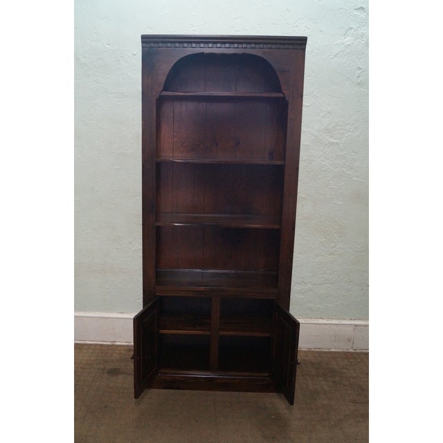 Bennington Pine Solid Wood Open Bookcases Pair Chairish