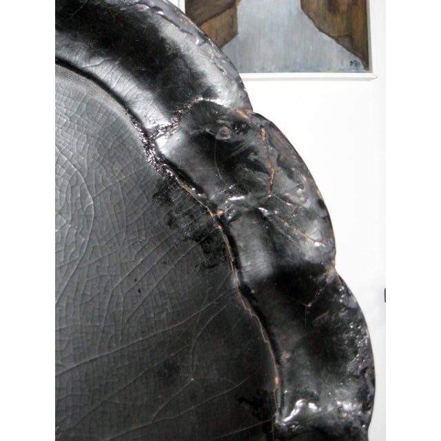 Antique Paper Mache Tilt Top Table With Mother of Pearl Inlays Chairish