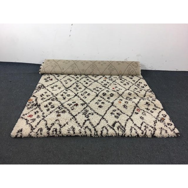 Pottery Barn Teen Capel Diamond Print Shag Rug - 4′2″ × 5 ...