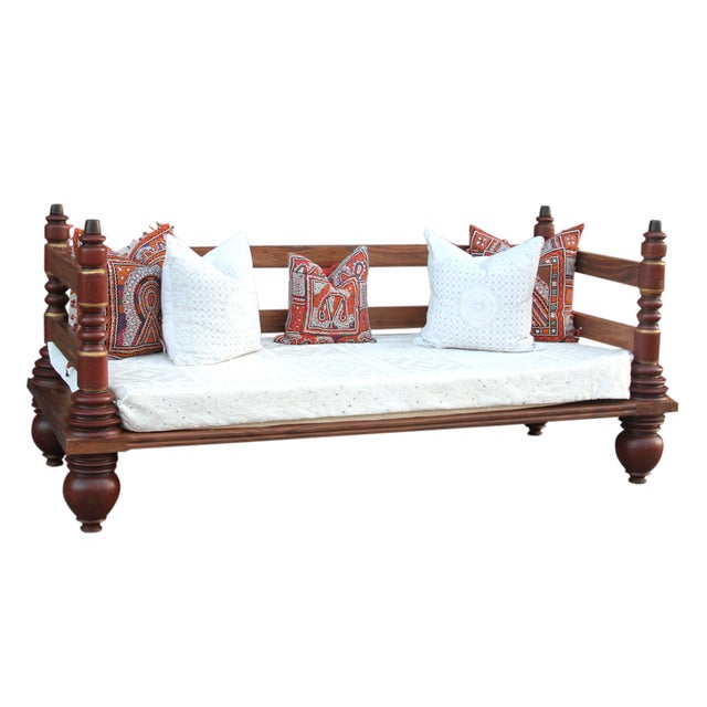 Anglo Indian Kerela Teak Day Bed Chairish