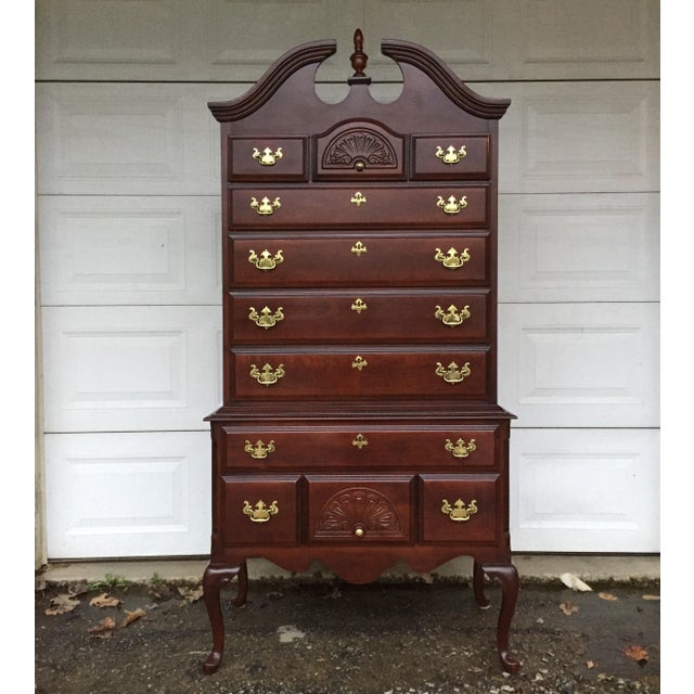Cherry Highboy Dresser Bureau Chairish