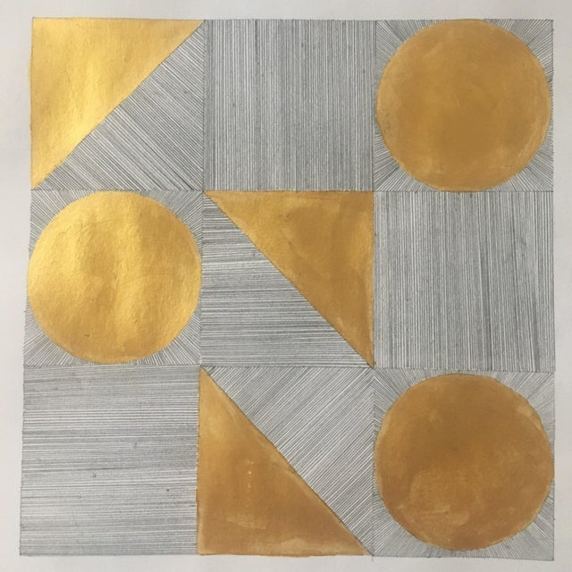 Gold II Graphite & Gold Painting Chairish