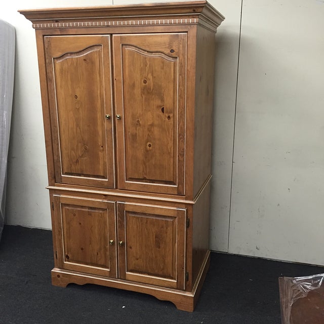 wardrobe door 4 wooden Armoire 4 Rustic Wardrobe Chairish Door   Wooden