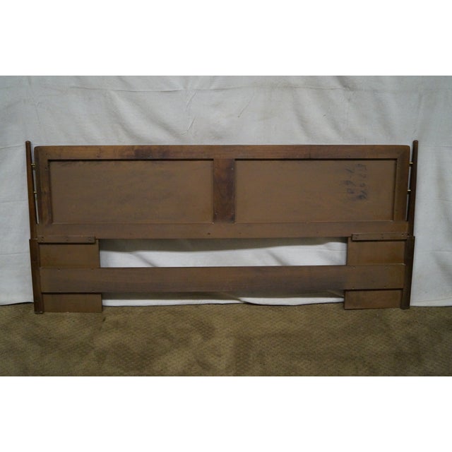 Quality Mid Century Modern King Size Headboard | Chairish Choose a headboard to match your personal style, whether it be upholstered, wooden, or even carved for a more traditional look.