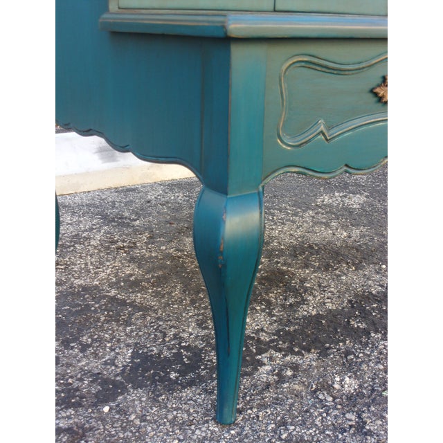 MidCentury Blue Nightstands Pair Chairish