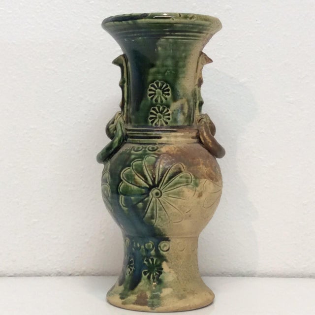Chinese Drip Paint Urn Chairish