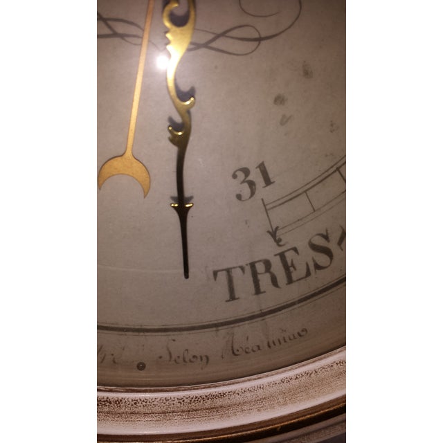 Vintage Large French Wall Barometer | Chairish