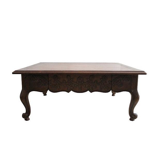Drexel Heritage Parquetry Coffee Table | Chairish
