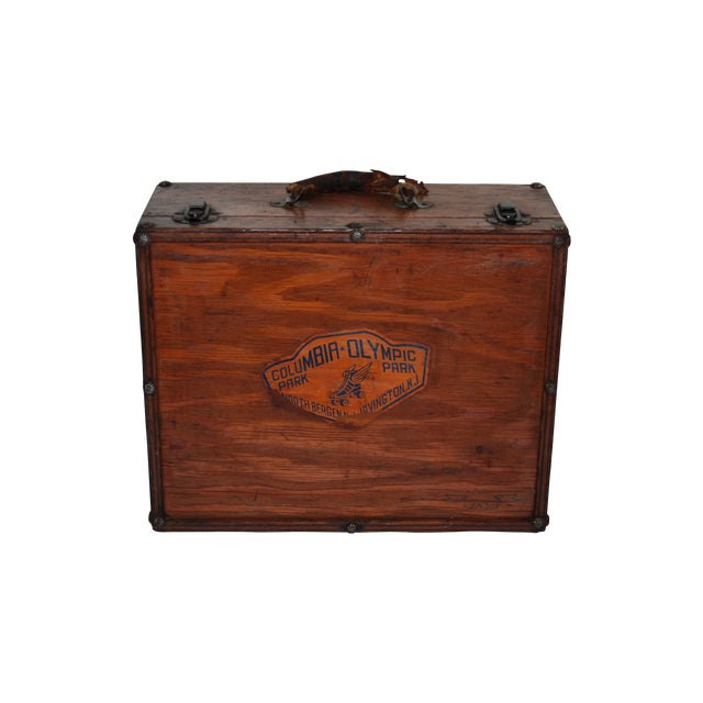 1930s Vintage Wooden Roller Skate Box Chairish