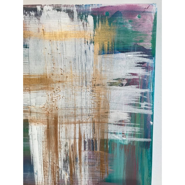 Large Abstract Impressionist Expression Acrylic Painting Chairish