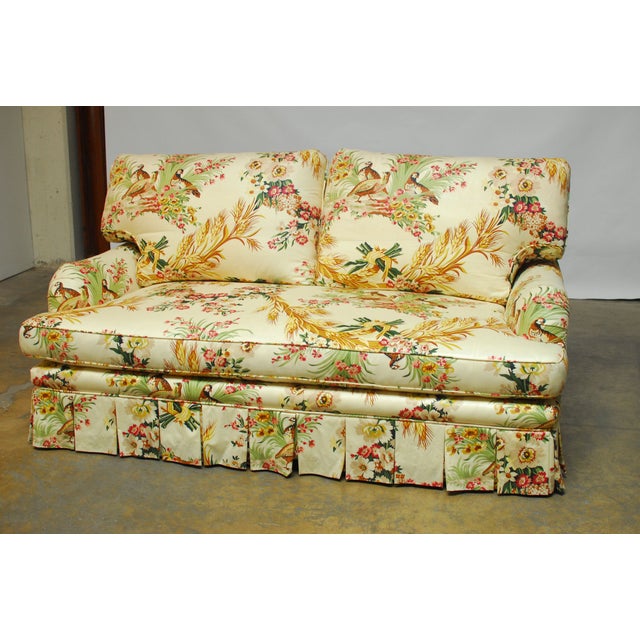 Brunschwig & Fils French Upholstered Toile Sofa Chairish