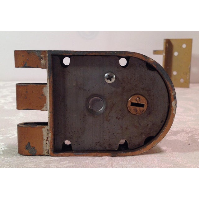 MidCentury Modern Thumb Latch Lock Deadbolt Chairish