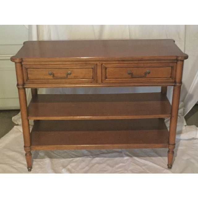 Antique Console Table with Drawers | Chairish