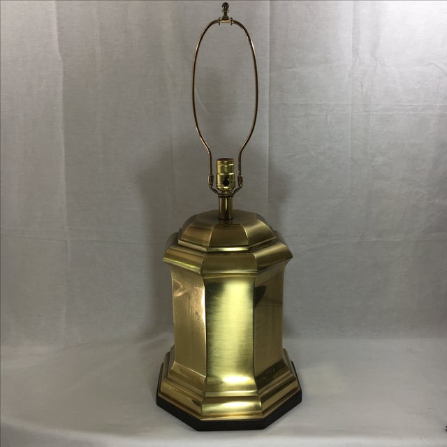 Frederick Cooper Asian Brass Canister Lamp Chairish