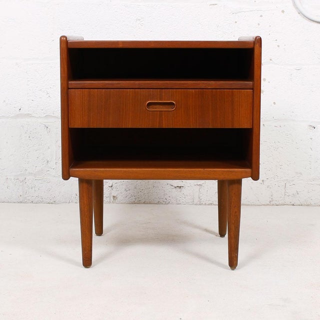 Teak Danish Modern End Tables by Falster Pair Chairish