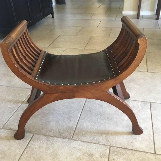 Vintage Italian Roman Curule Throne Chair Chairish