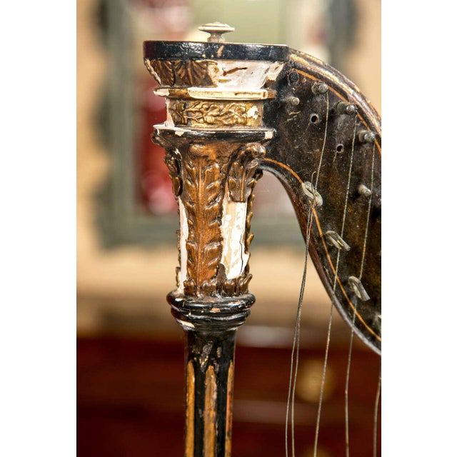 19th Century Edward Light Harp Lute Chairish