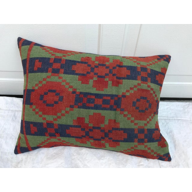 Southwestern Style Wool Blanket Pillow Chairish