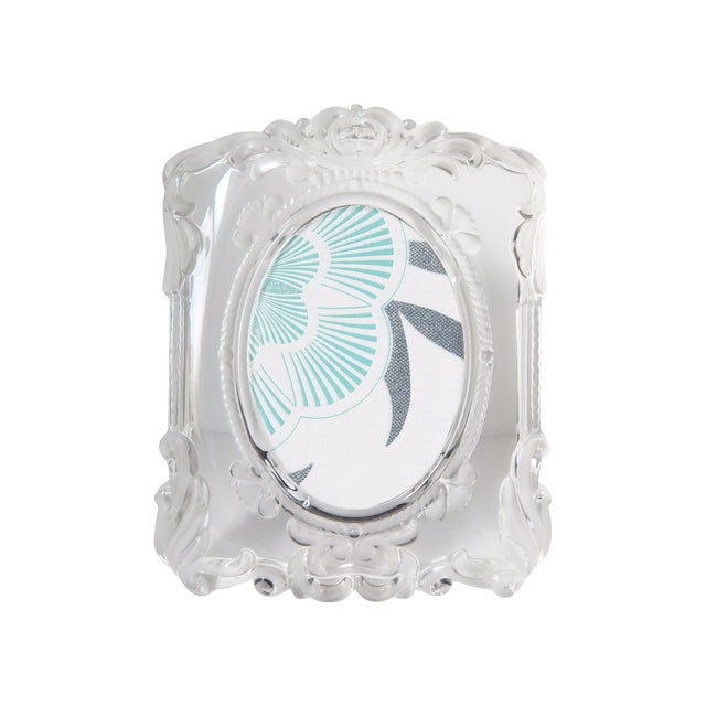 Etched Clear Glass Picture Frame Chairish