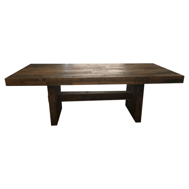 West Elm Emmerson Reclaimed Wood Dining Table | Chairish