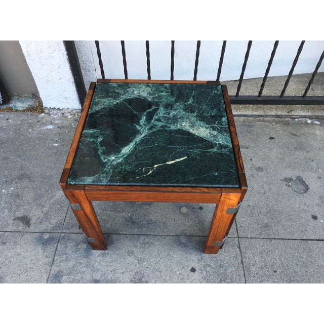 Verde Green Marble Top Side Table Chairish