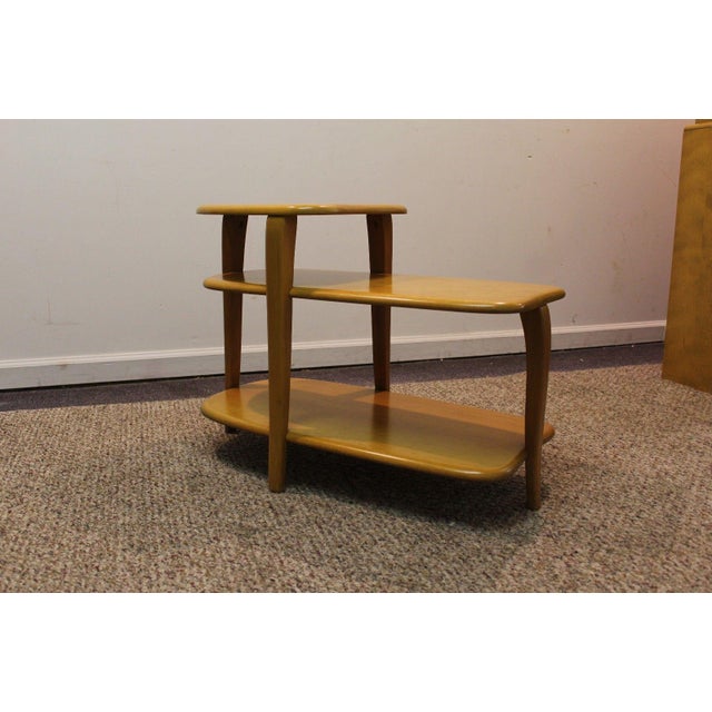 HeywoodWakefield MidCentury 3Tier Side Table Chairish