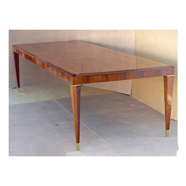 Henredon French Polish Dining Table With Leaves Chairish