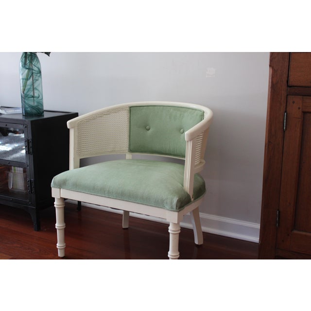 Bamboo Accent Club Chair | Chairish